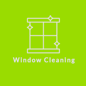 Icon representing window cleaning services with a clean window design.